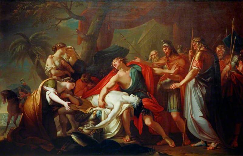 Achille pleurant la mort de Patrocle - Gavin Hamilton