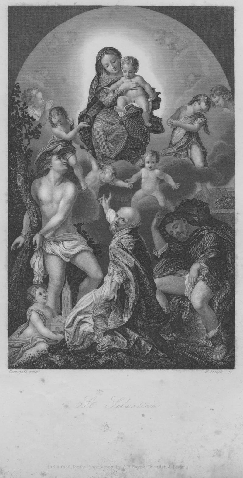 La Madone de saint Sébastien - Corrège