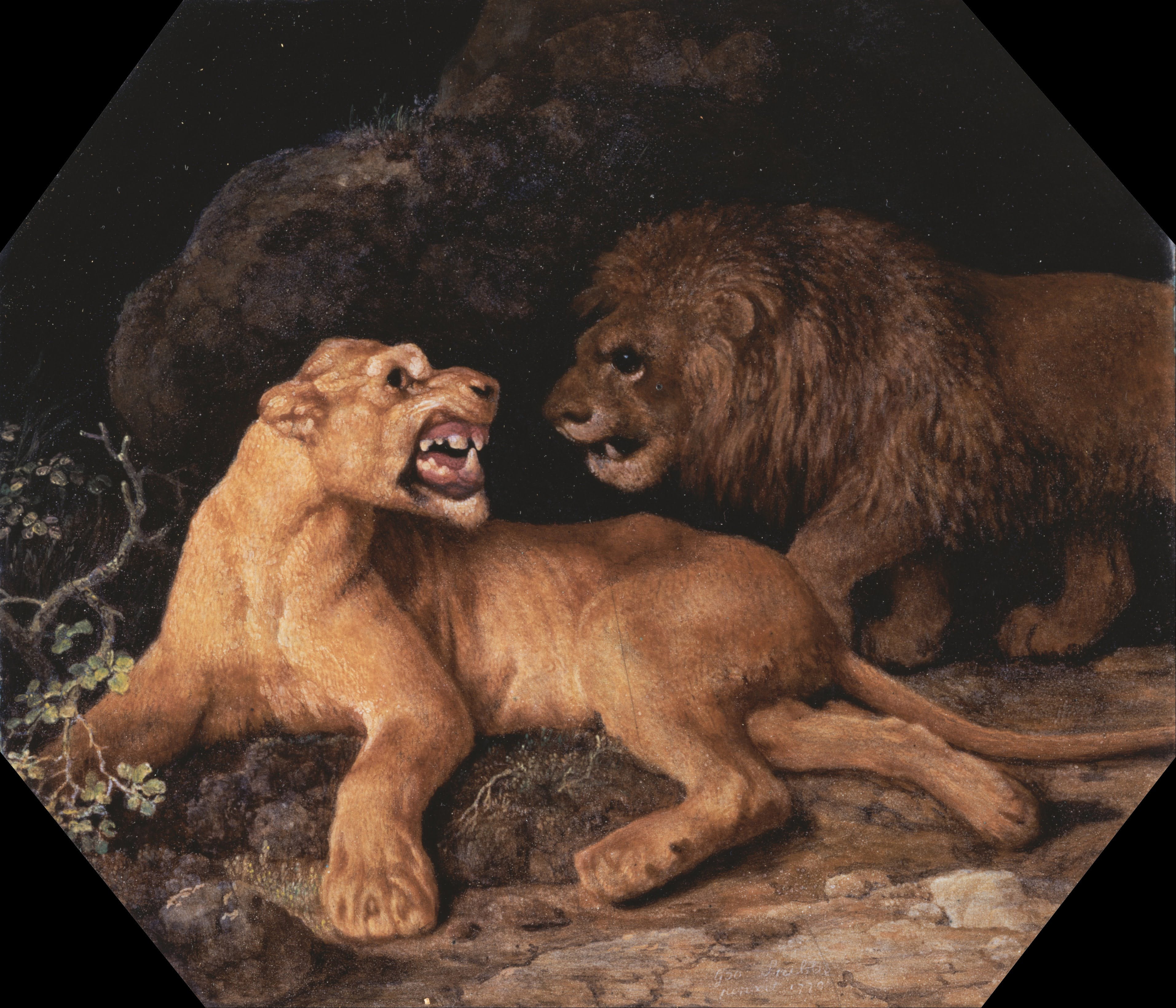 Lion et Lione - George Stubbs
