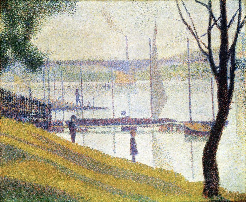 Courbevoie Broen - Georges Seurat
