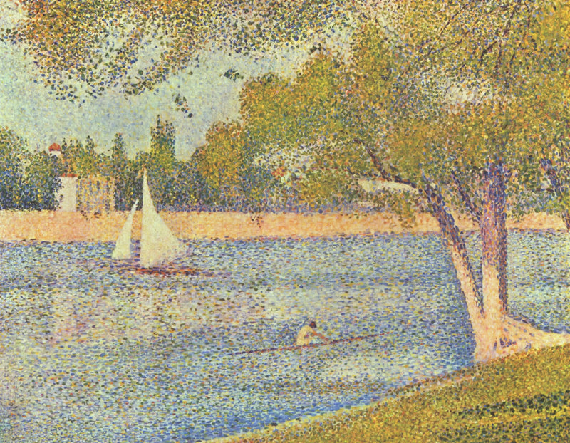 Seinen ved La Grande Jatte - Forår - Georges Seurat