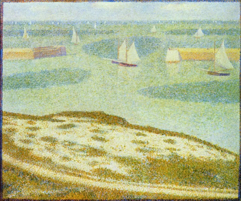 Port-en-Bessin, Havneindgangen - Georges Seurat
