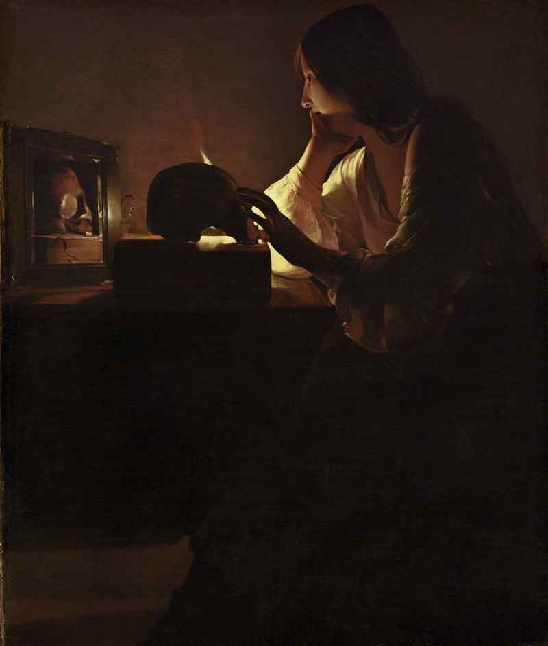 Madeleine ved spejlet - Georges de La Tour