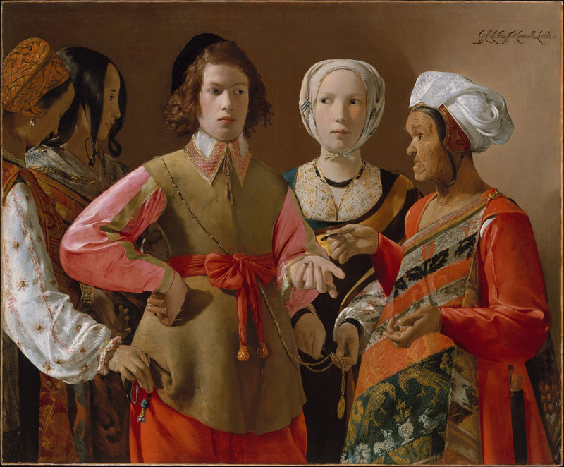 Den Spåkvinde - Georges de La Tour