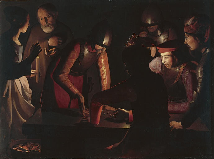 Afvisningen af Sankt Peter - Georges de La Tour