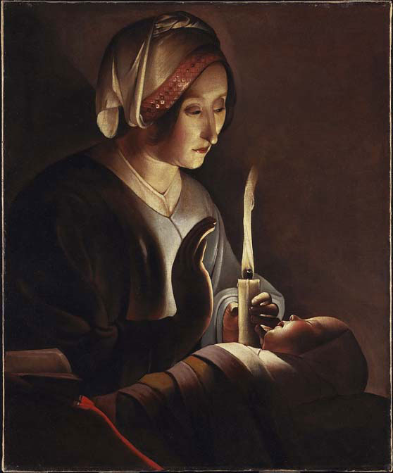Sainte Anne med Jesusbarnet - Georges de La Tour