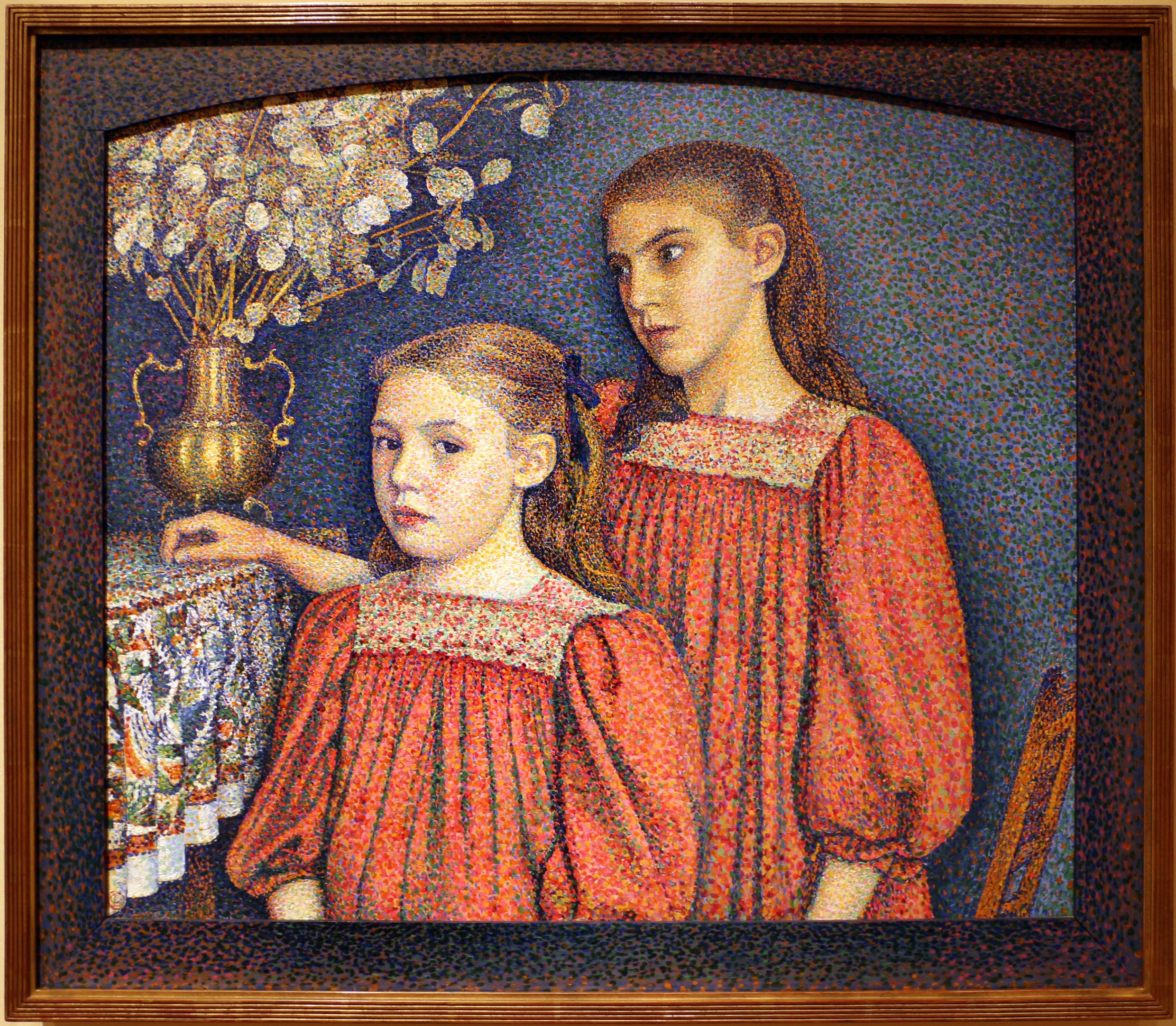 Les Deux Sœurs eller Les Sœurs Serruys - Georges Lemmen