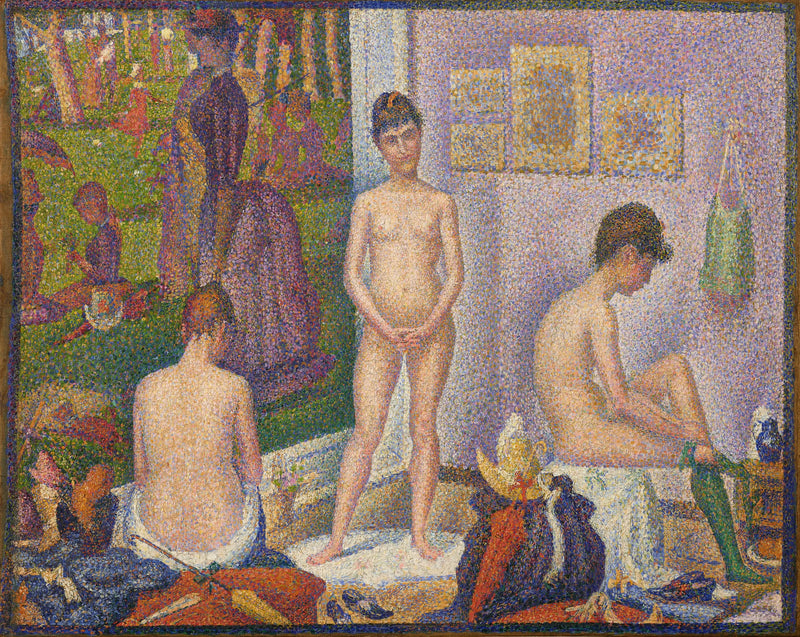 De siddende - Georges Seurat