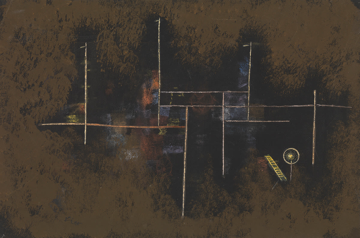 stillads til en ny bygning - Paul Klee