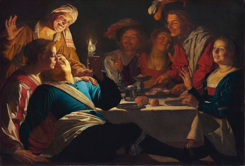 Den fortabte søn - Gerrit van Honthorst