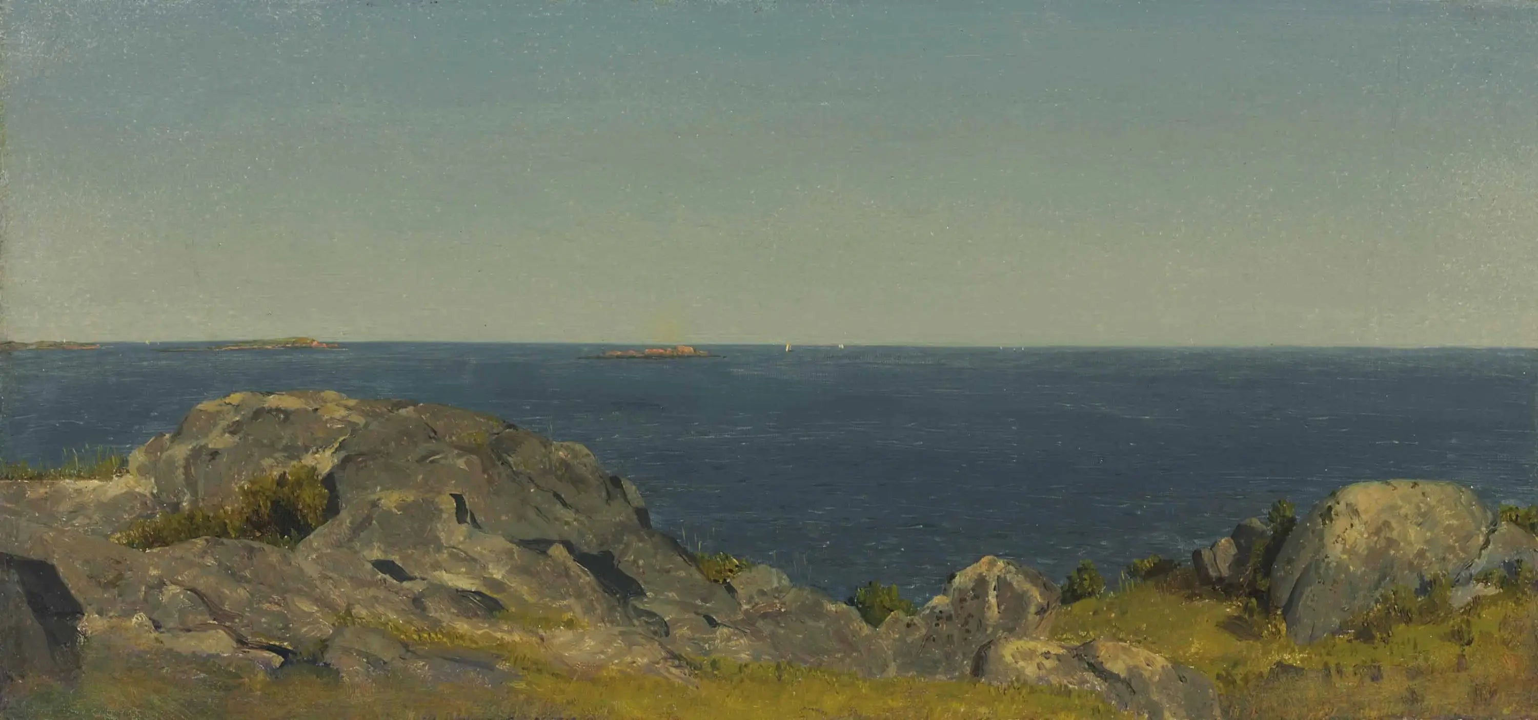 Un croquis à Manchester Massachusetts - Sanford Robinson Gifford - Alpha Reproduction