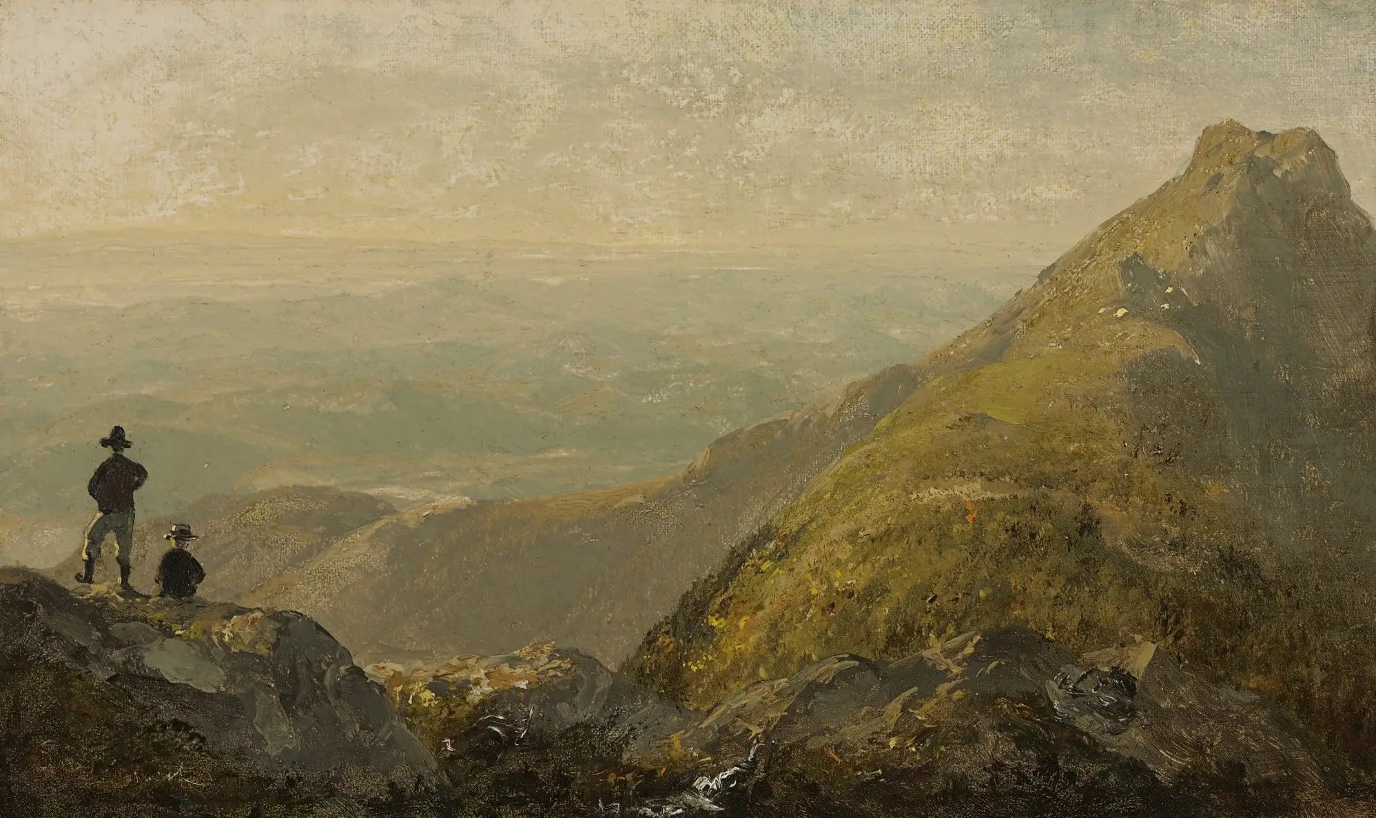 Un croquis de la montagne Mansfield - Sanford Robinson Gifford - Alpha Reproduction