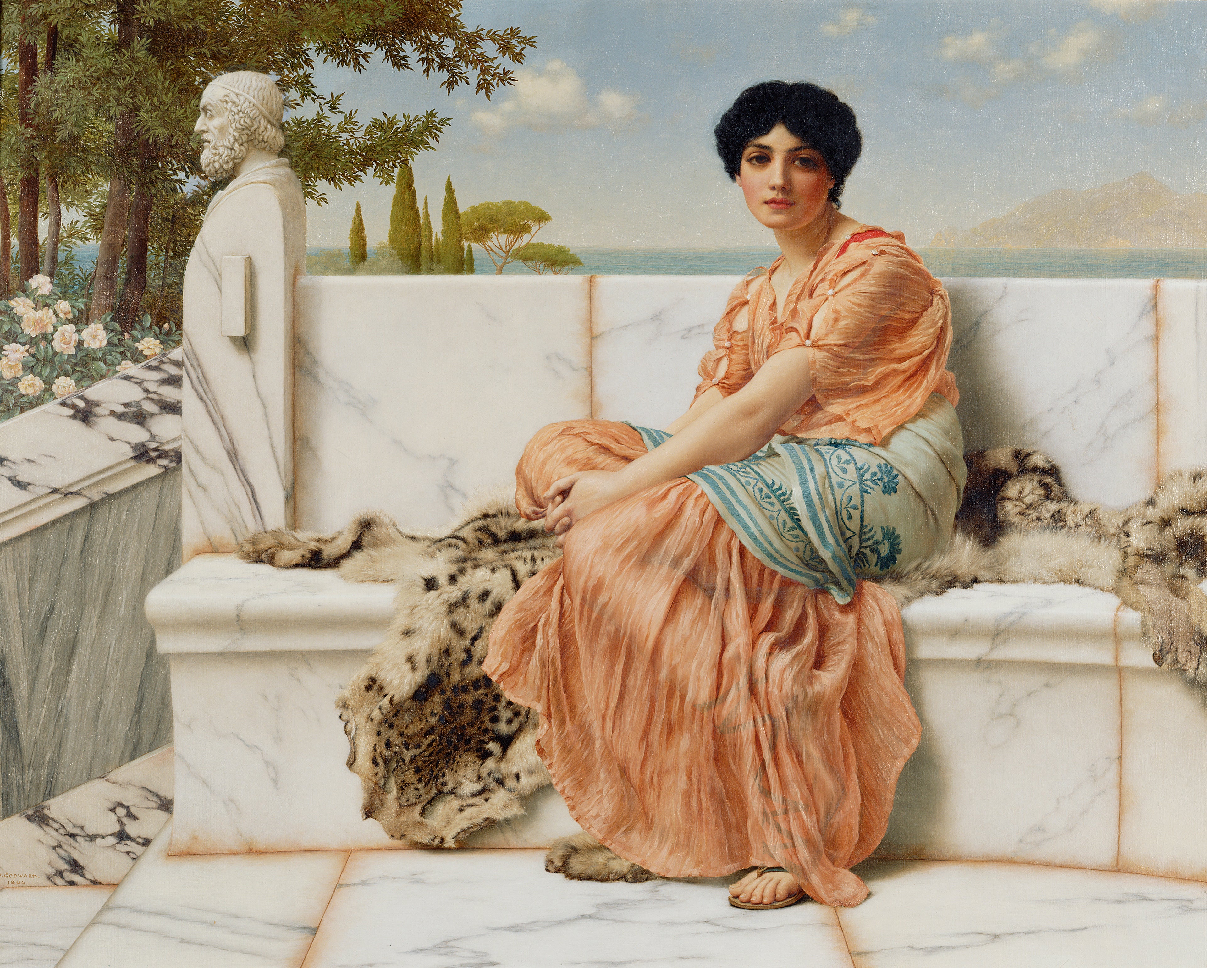 Rêverie - John William Godward