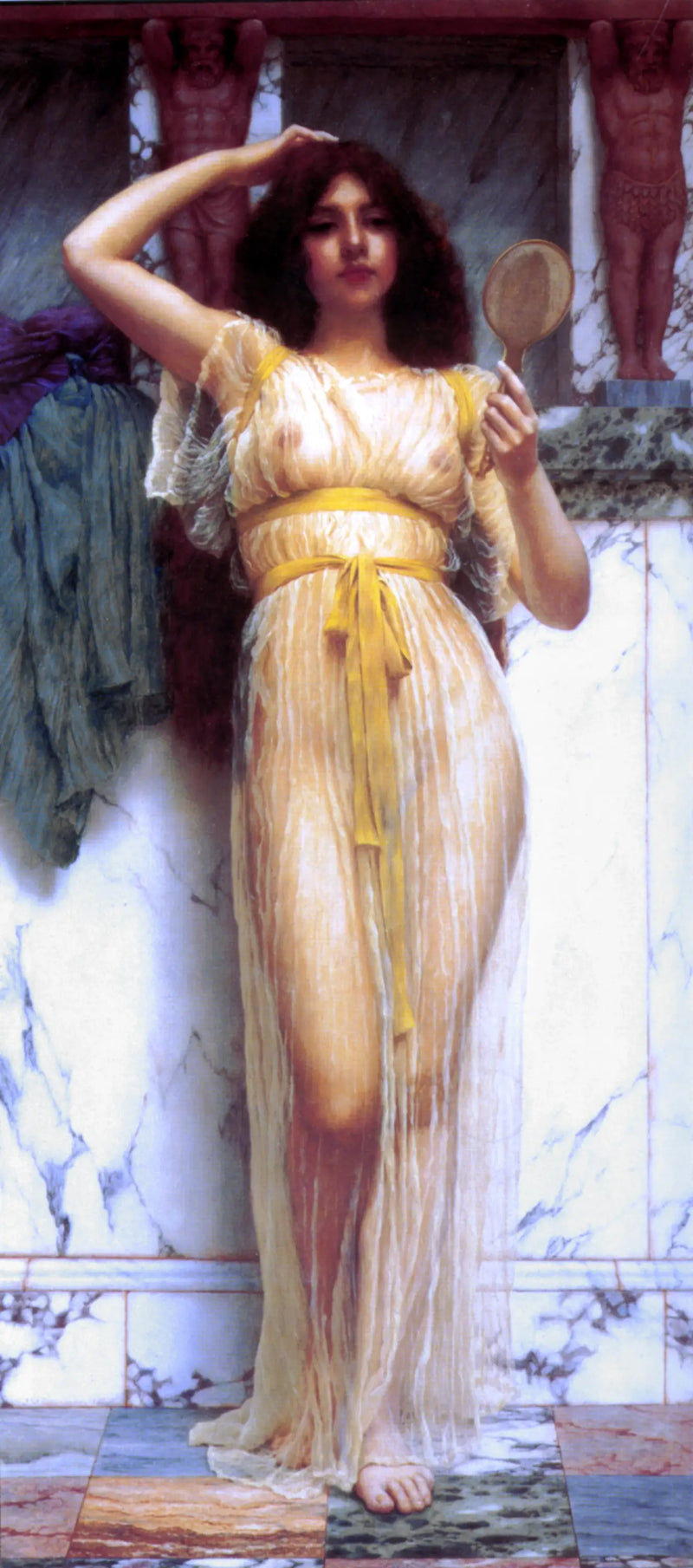 Spejl - John William Godward