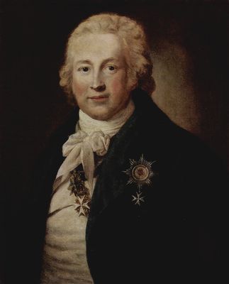 Portrait de Christoph Johann Friedrich Graf von Medem (1763-1838) - Anton Graff