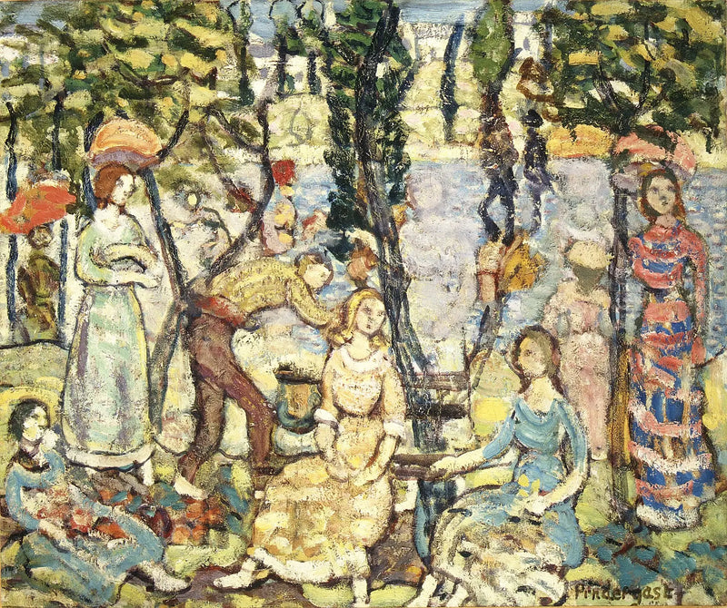 Figurenes gruppe - Maurice Prendergast
