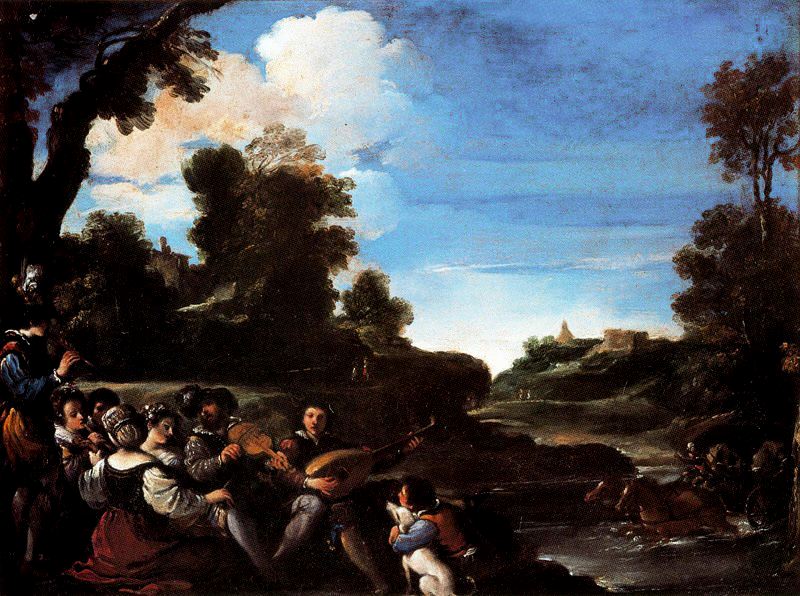 Concert champêtre - Guercino - Alpha Reproduction