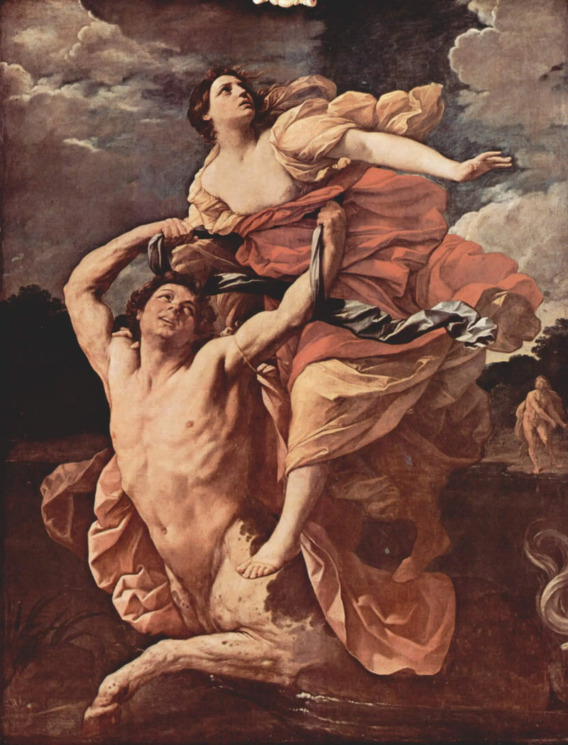 Déjanire fjernet af kentauren Nessus - Guido Reni