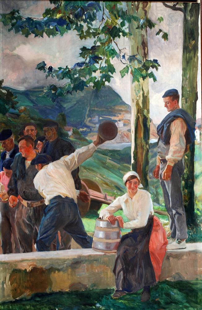 Reproduction du tableau « Guipuscoa - Joaquín Sorolla » par Alpha Reproduction en peinture à l’huile