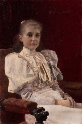 Jeune fille assise - Gustav Klimt