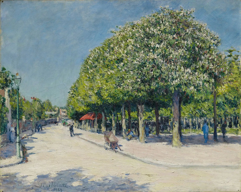 Argenteuil, forlystelsespark - Gustave Caillebotte
