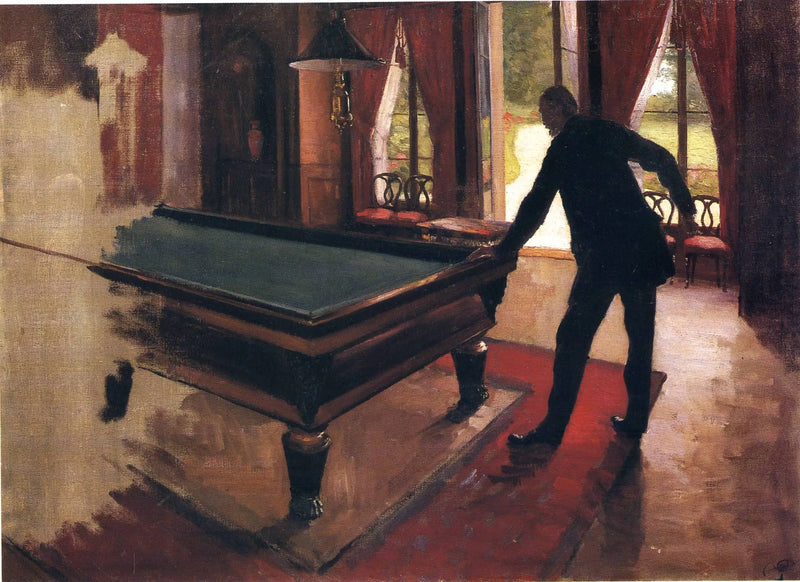 Billard - Gustave Caillebotte