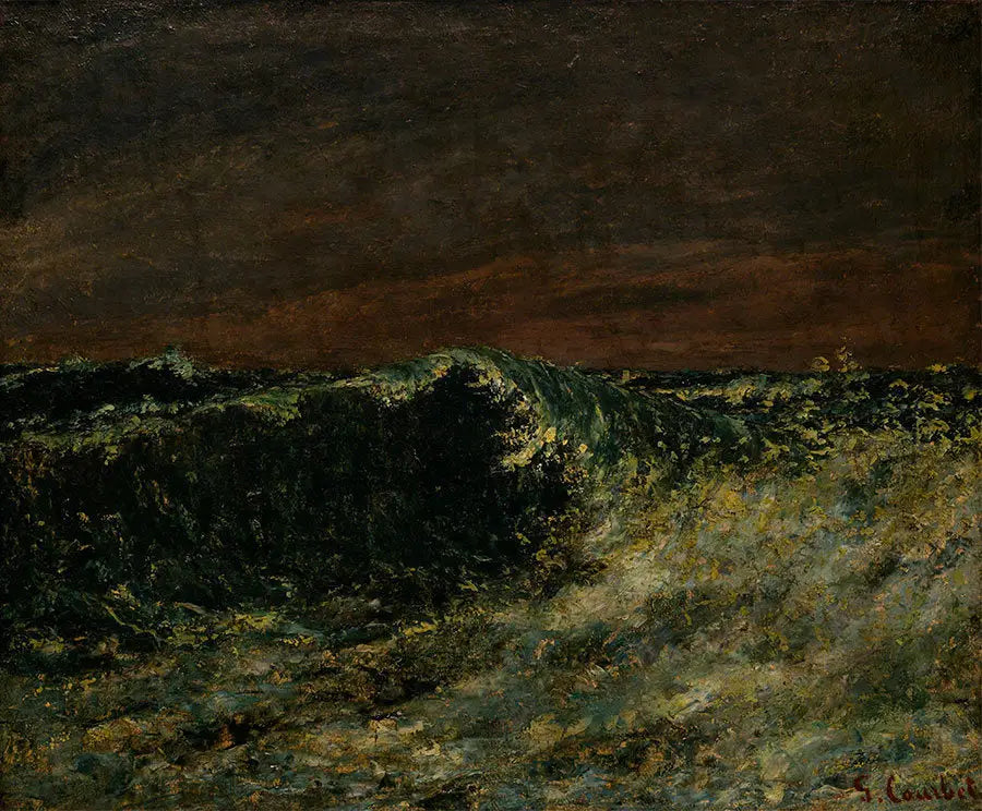 La Vague - Gustave Courbet - Alpha Reproduction