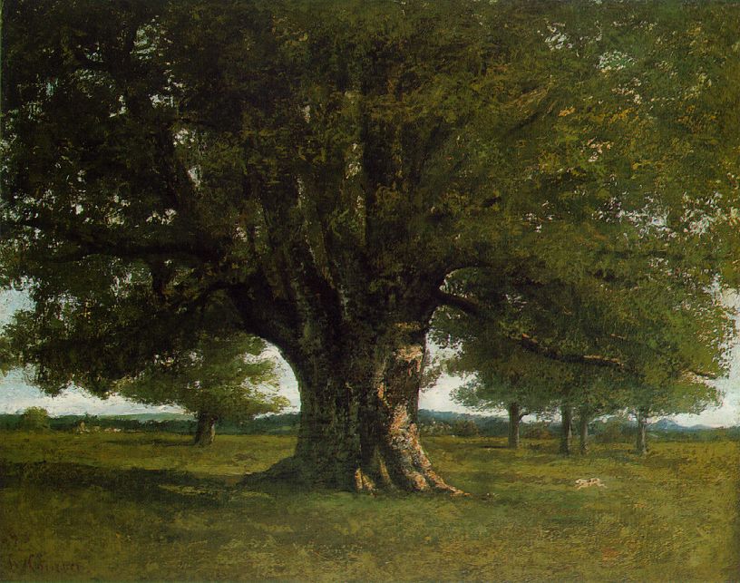Le Chêne de Flagey - Gustave Courbet
