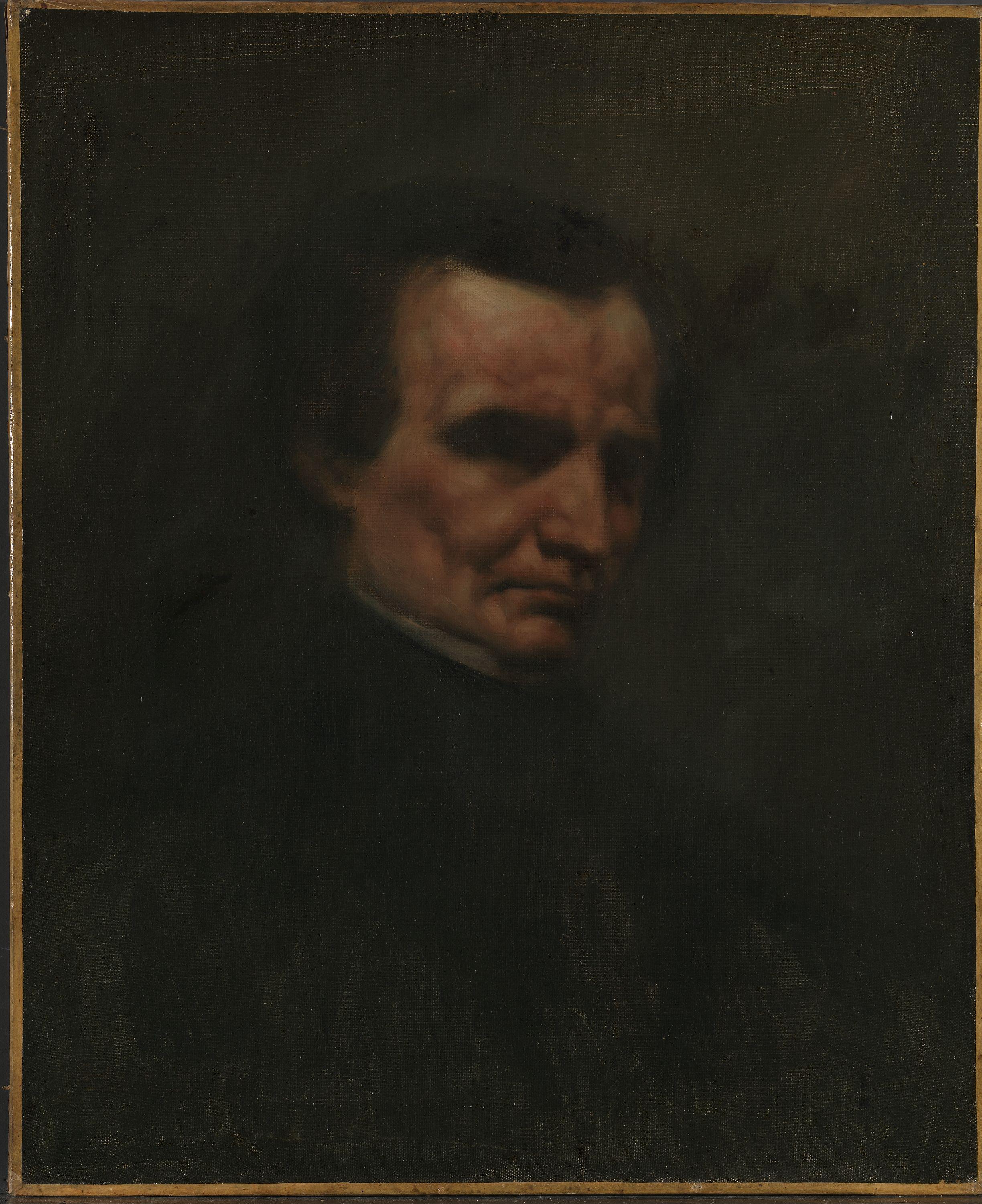 Portrait du compositeur Hector Berlioz - Gustave Courbet