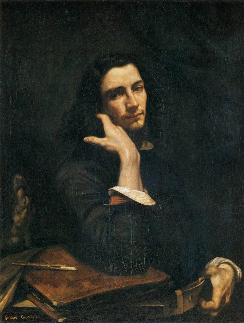 L'Homme à la ceinture de cuir. Portrait de l'artiste - Gustave Courbet
