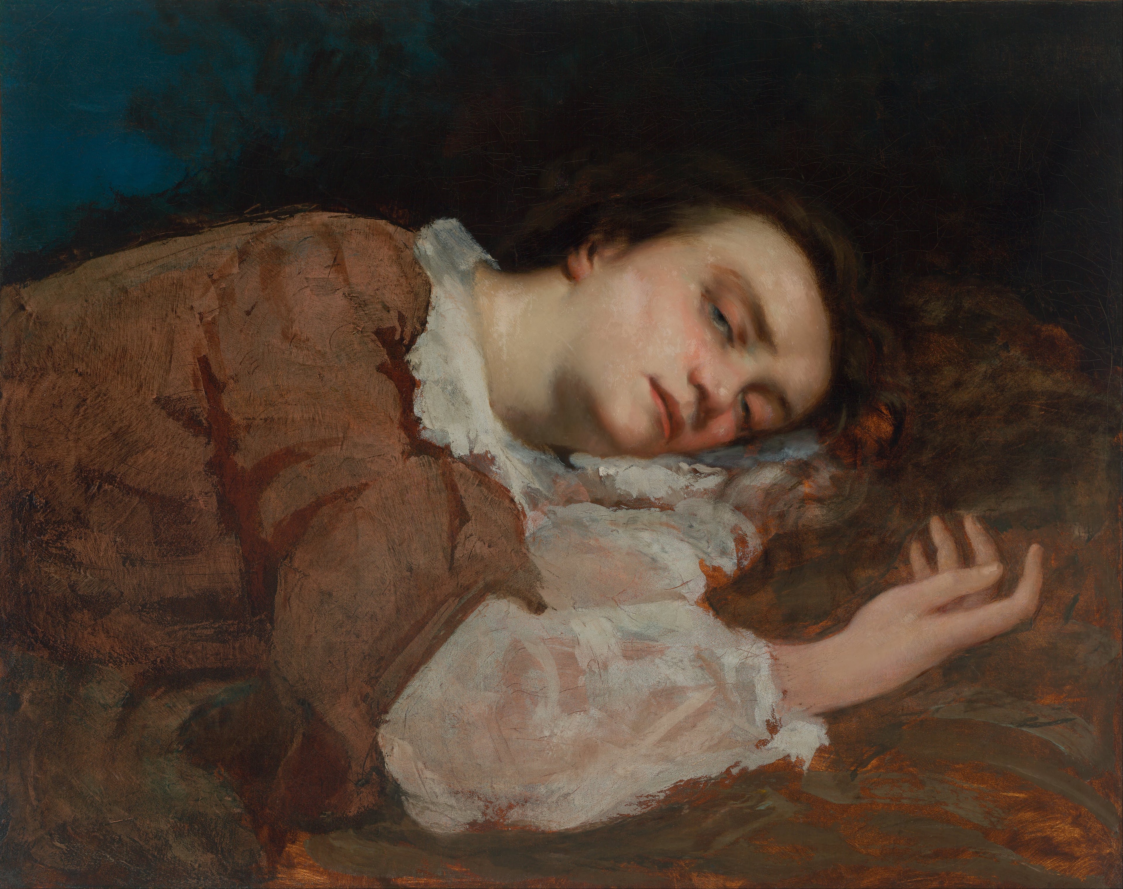 Etude pour Les Demoiselles des bords de la Seine (Été) en bord de Seine (Été) - Gustave Courbet