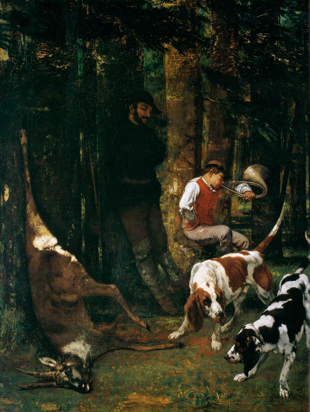 La Curée - Gustave Courbet