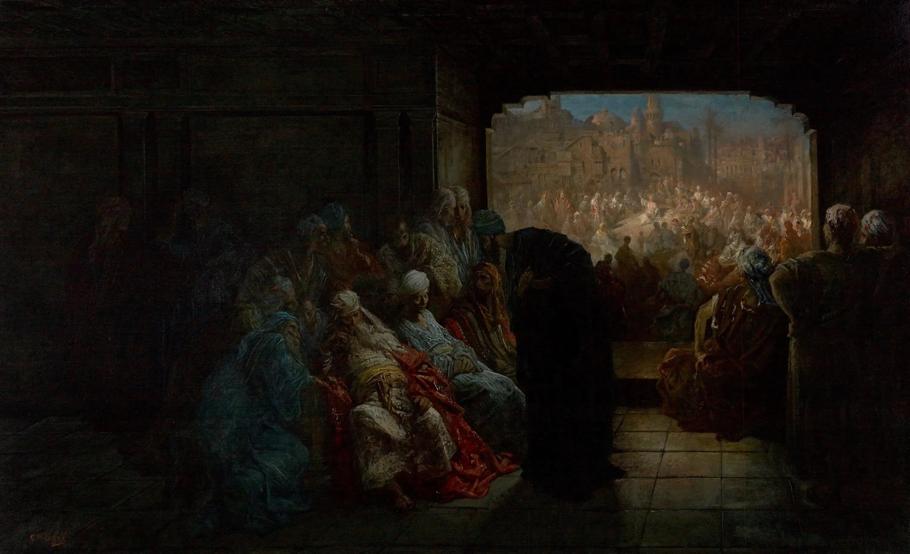 La maison de Caïphe - Gustave Doré - Alpha Reproduction