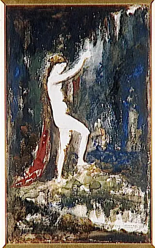 Diane i badet - Gustave Moreau