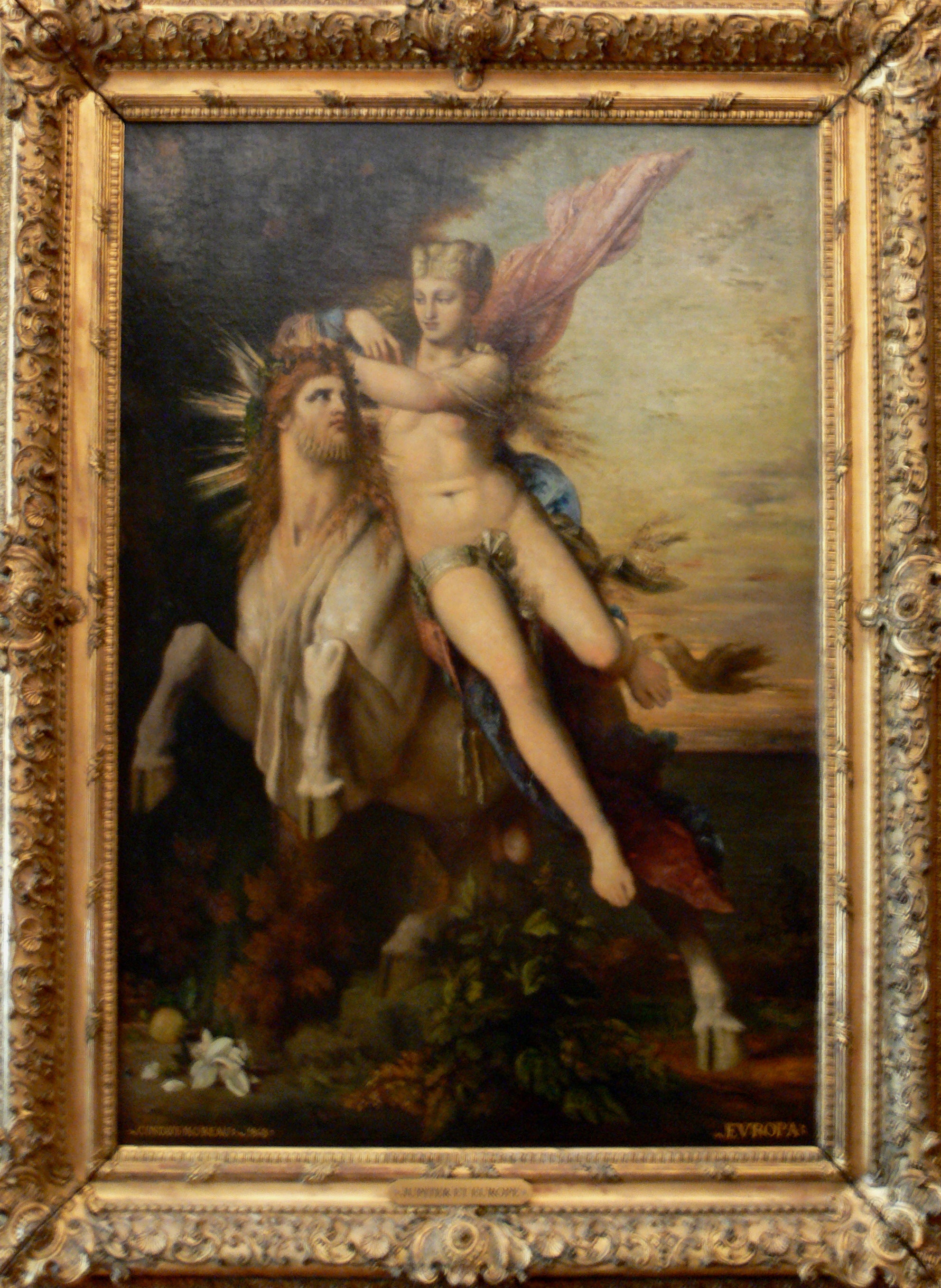 Europas bortførelse - Gustave Moreau