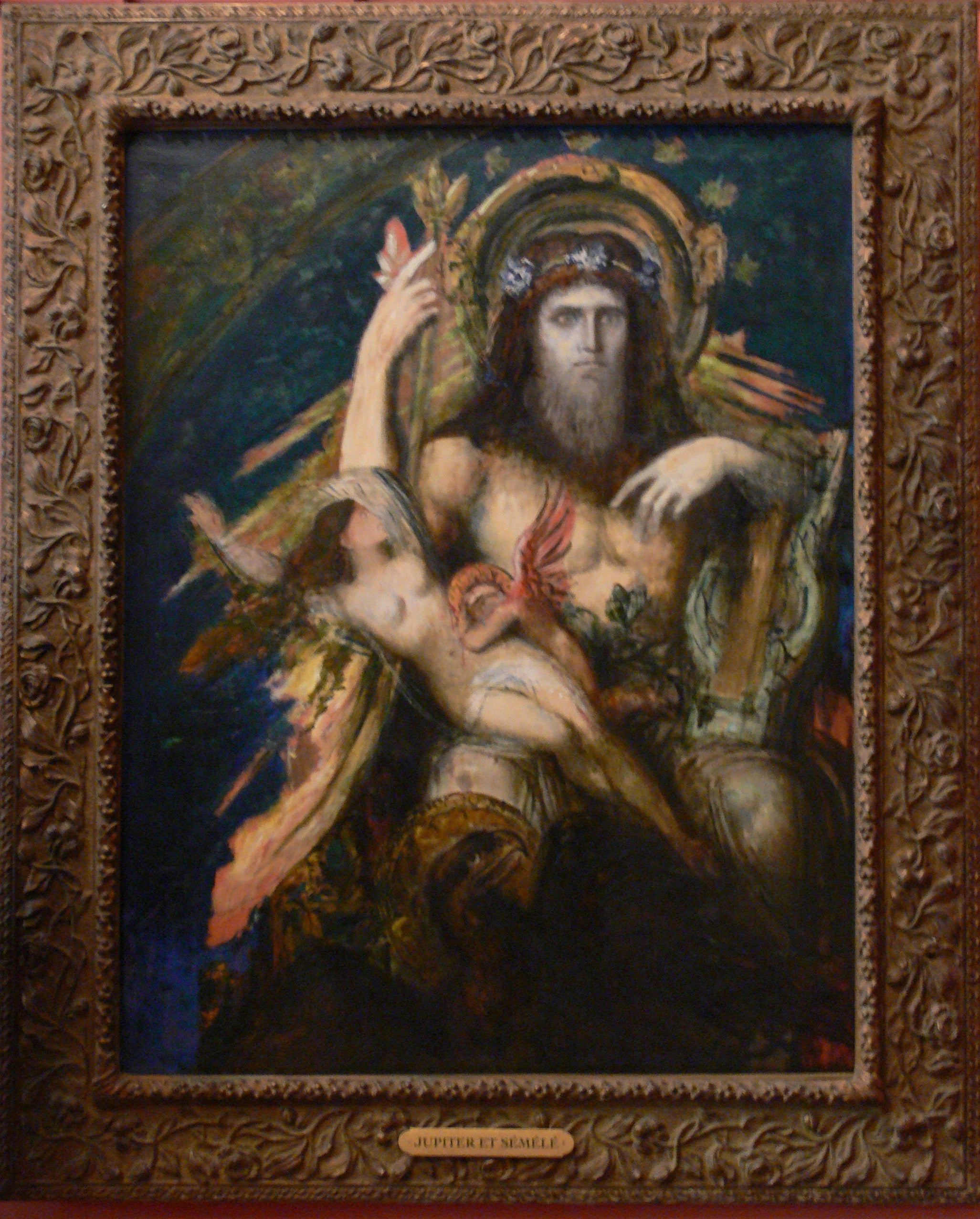 Jupiter og Semele - Gustave Moreau