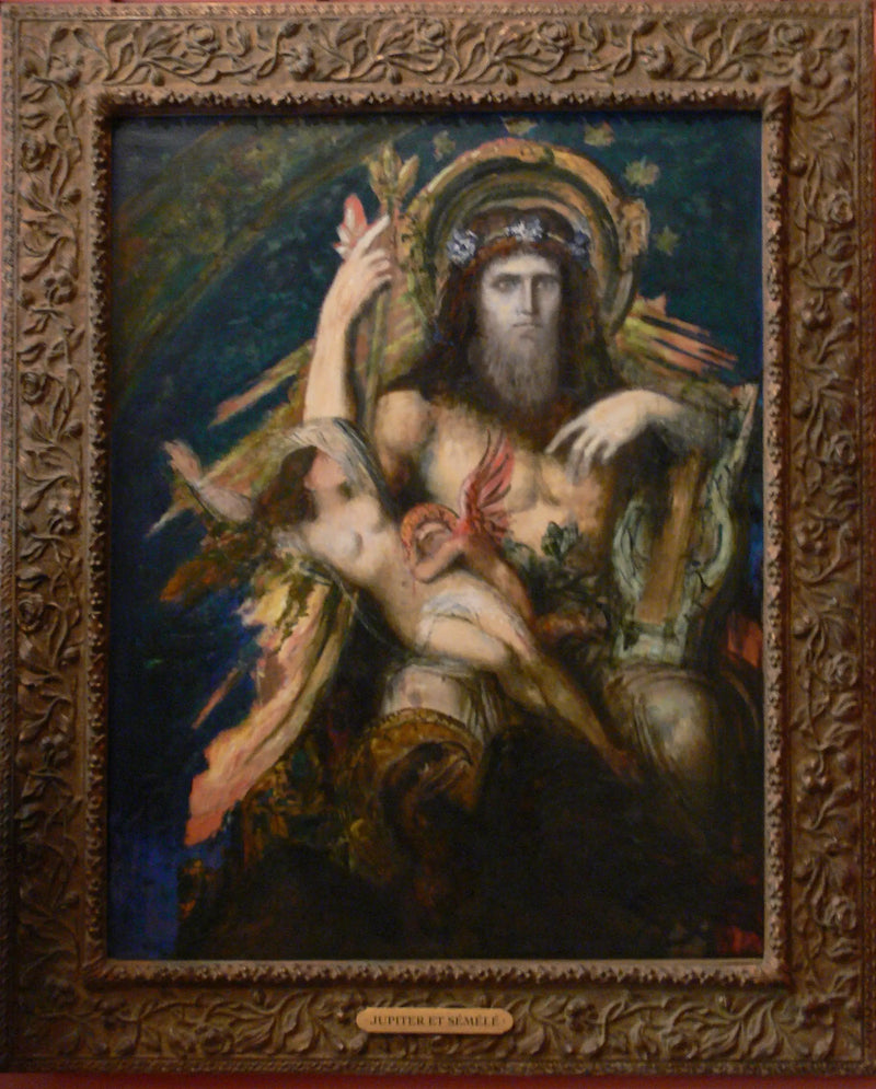 Jupiter og Semele - Gustave Moreau