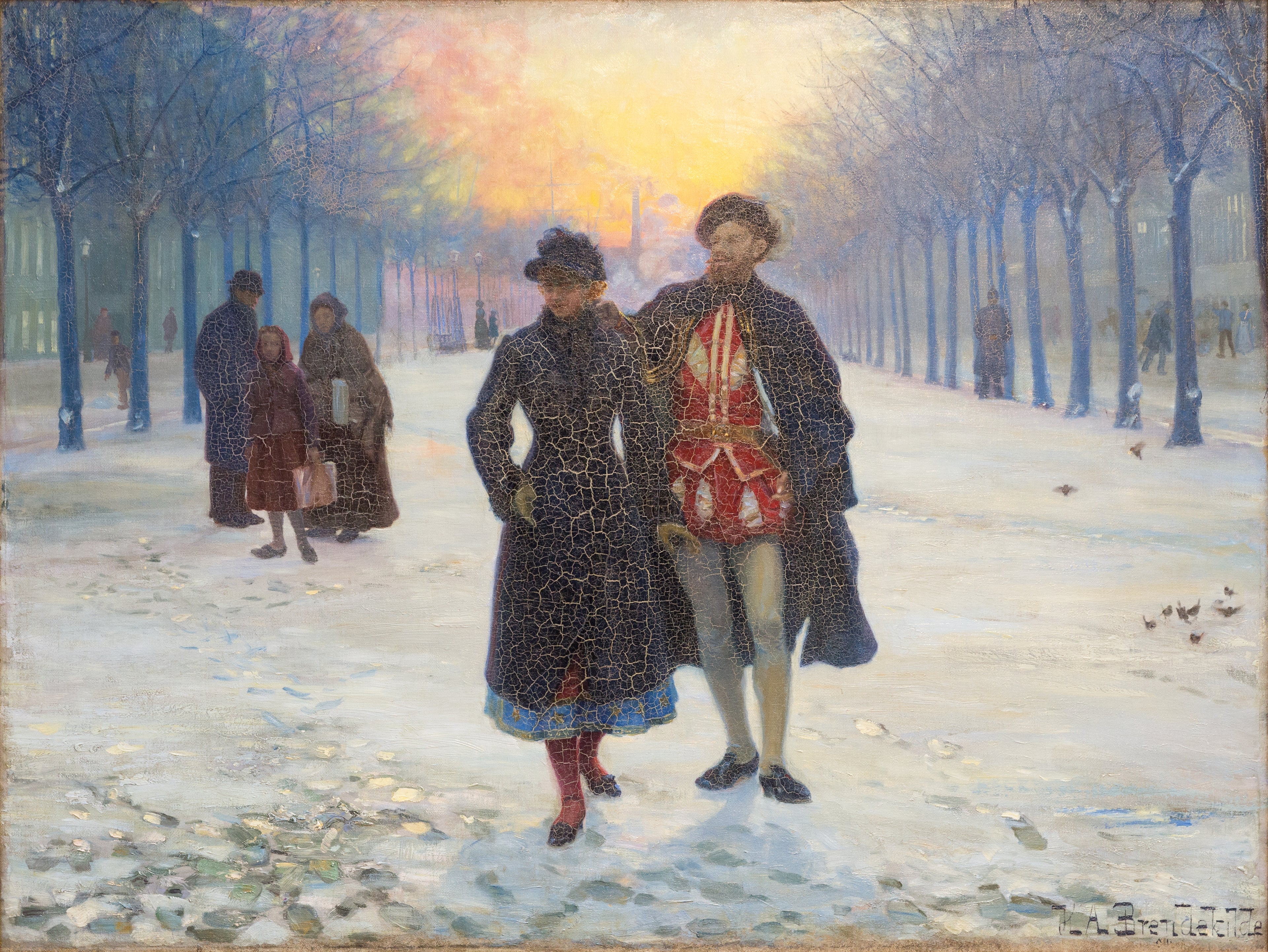 Le matin après le carnaval. - H. A. Brendekilde