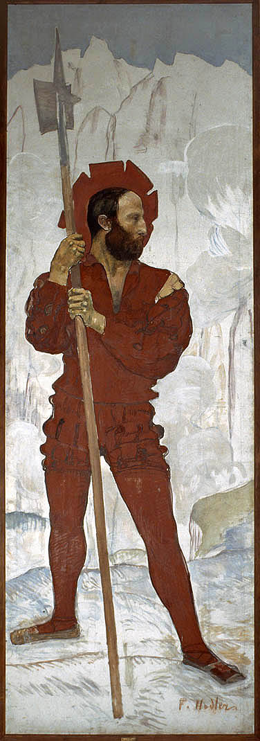 Hallebardier - Ferdinand Hodler - Alpha Reproduction