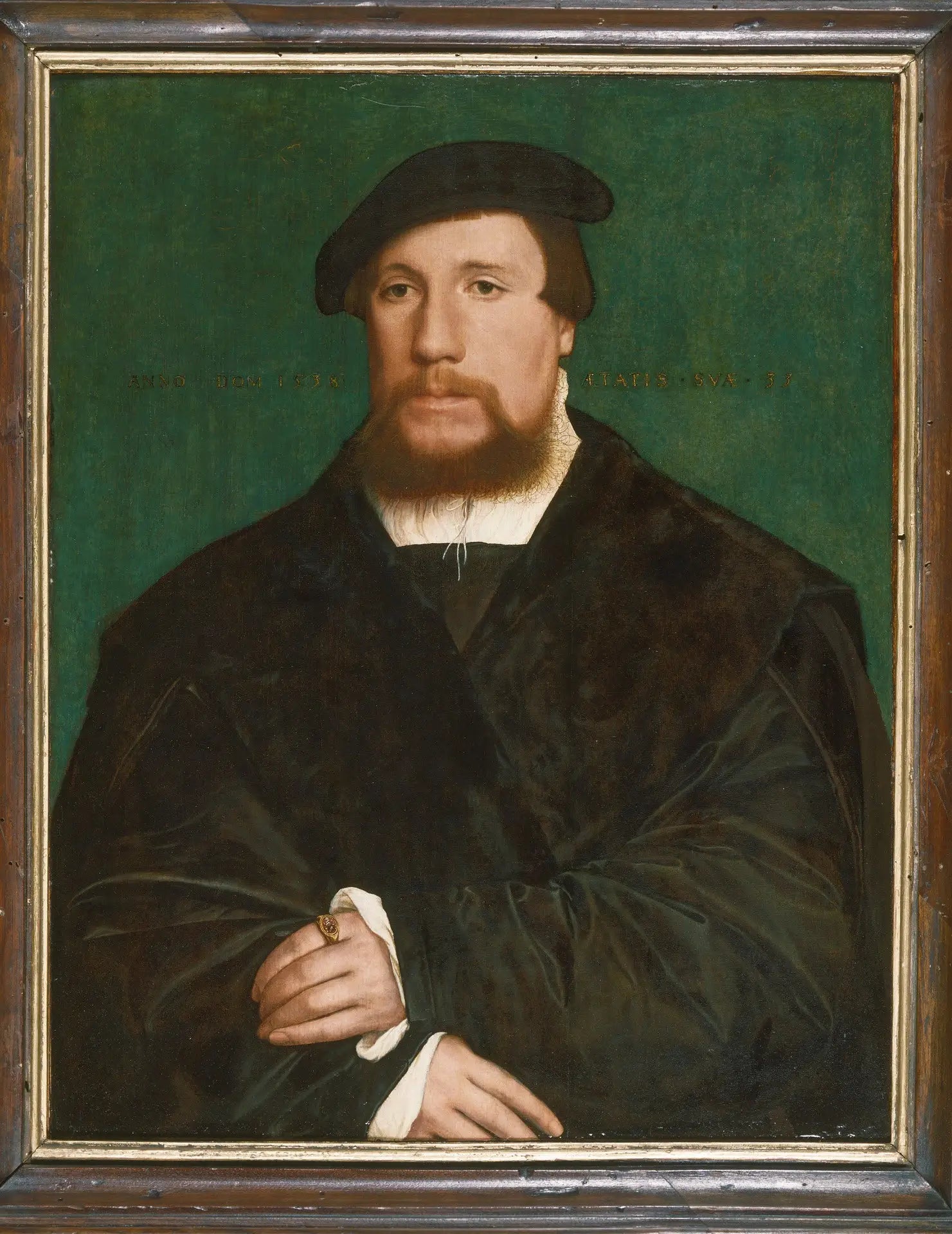 Portrait of a Hanseatic Merchant - Hans Holbein le Jeune - Alpha Reproduction