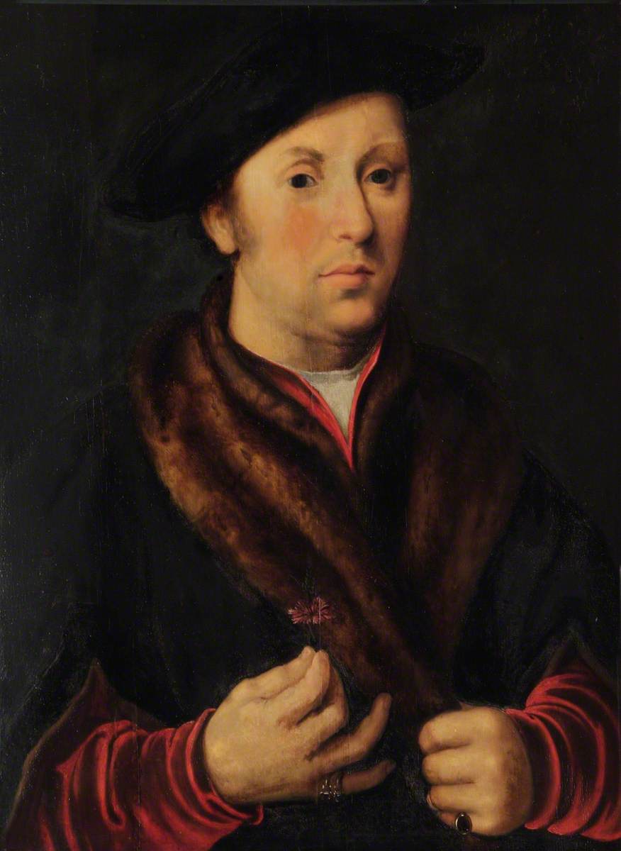 Portrait of an Unknown Gentleman - Hans Holbein le Jeune
