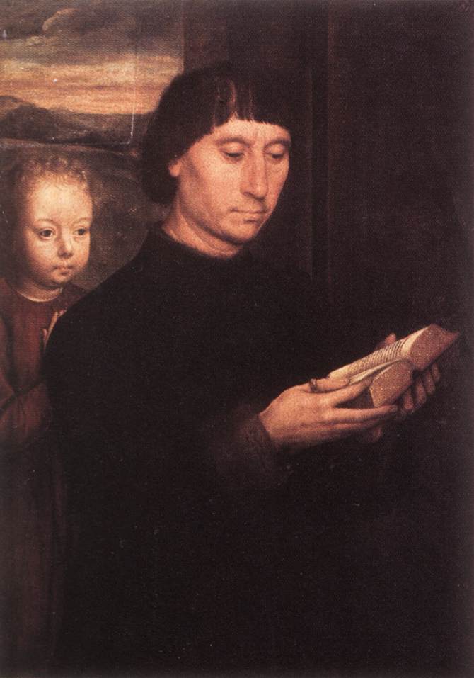 Portræt af en mandlig gavegiver - Hans Memling