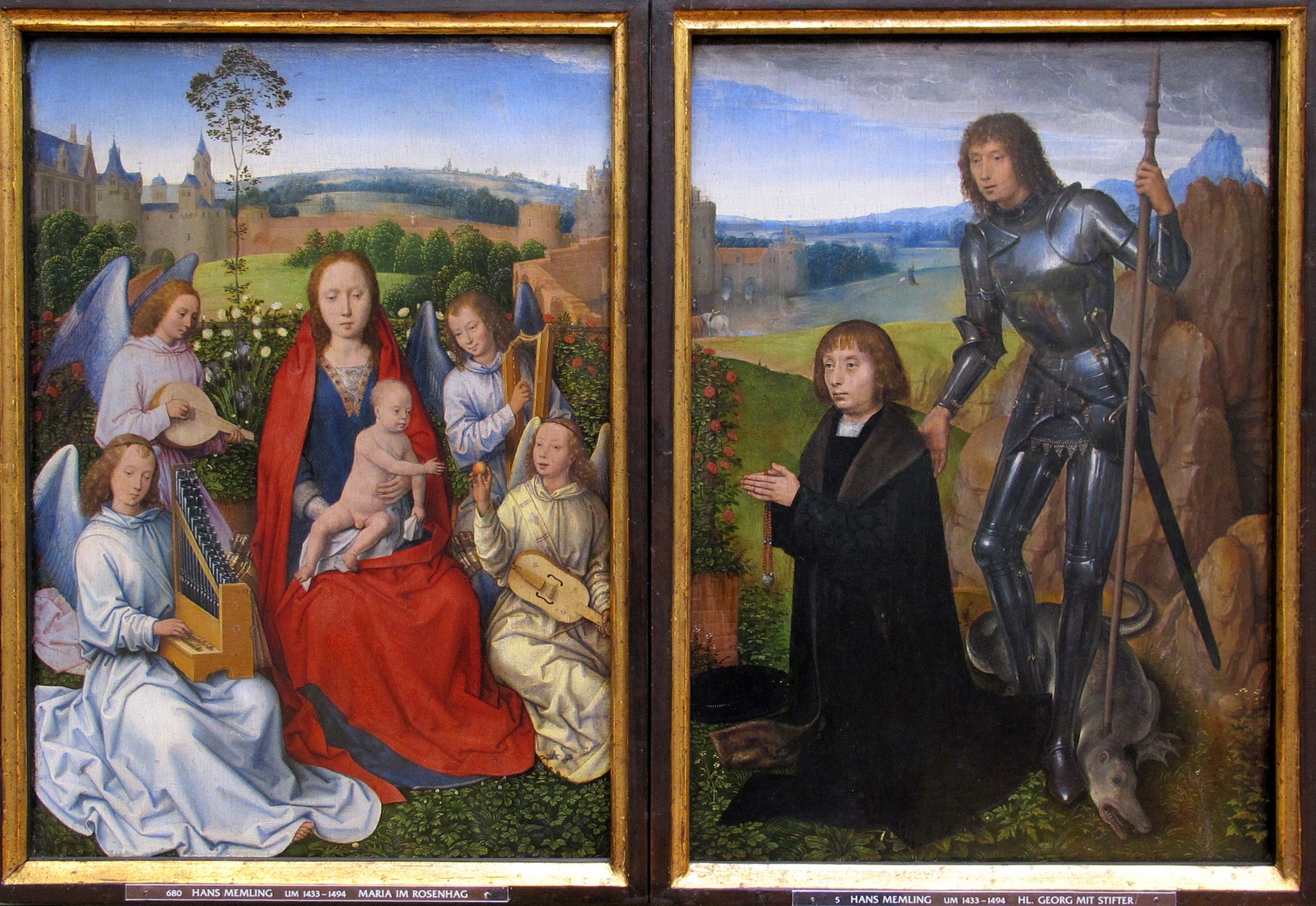 Diptyk fra München - Hans Memling
