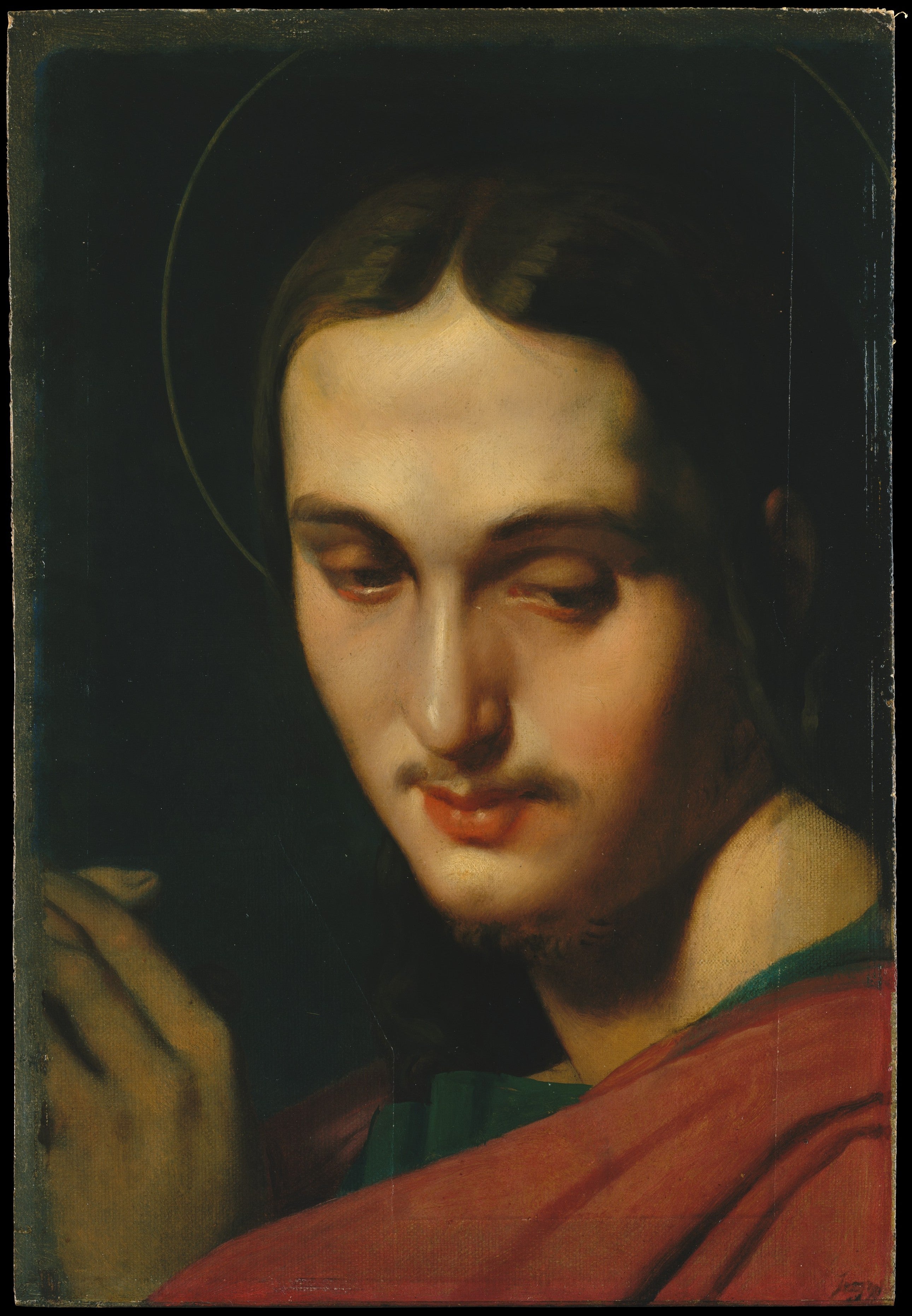 Hoved af Sankt Johannes Evangelisten - Jean-Auguste-Dominique Ingres