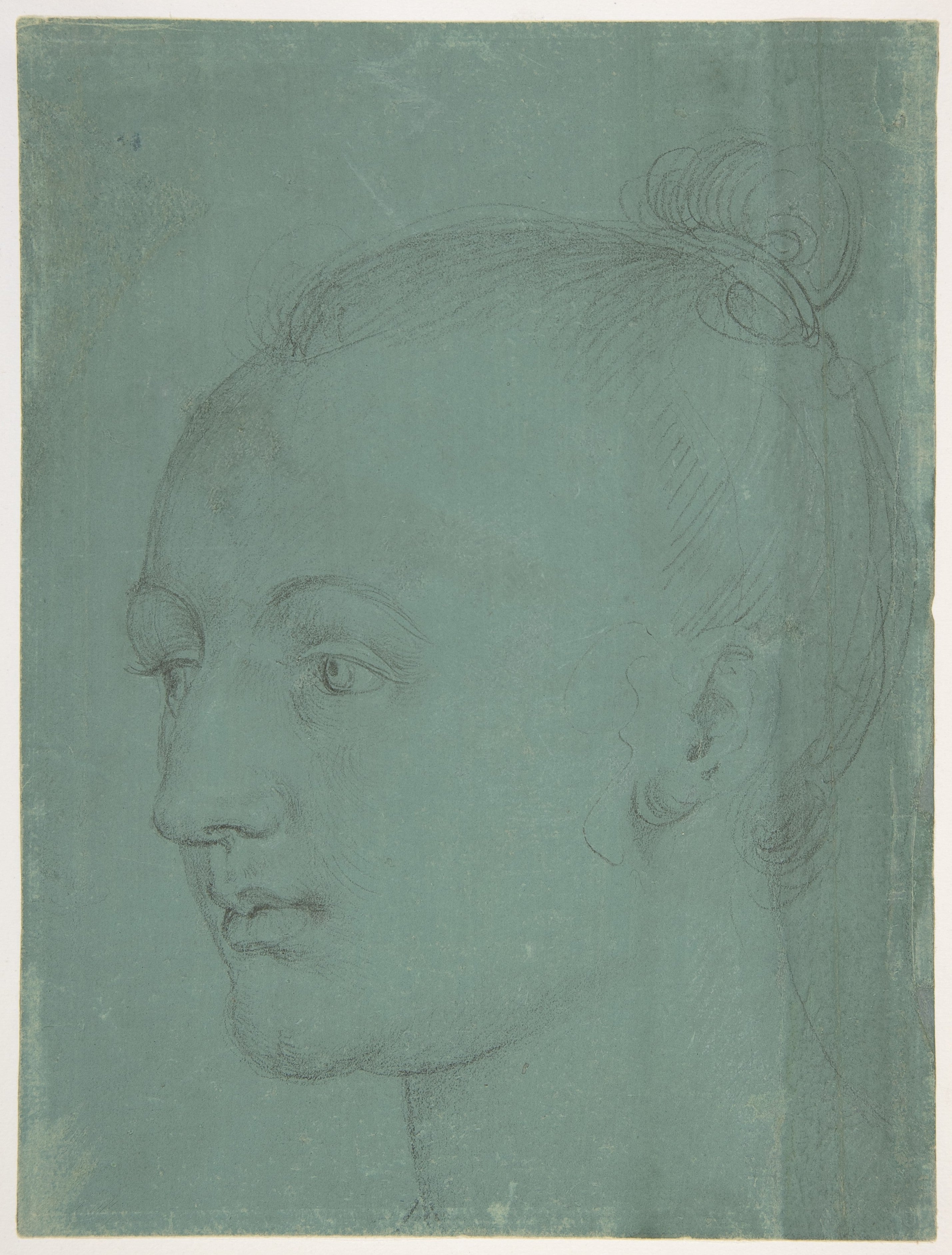 Tête de jeune femme - Albrecht Dürer