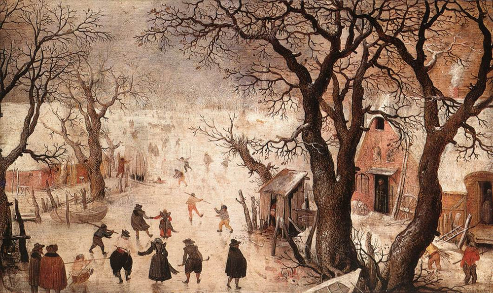 Paysage d'hiver. - Hendrick Avercamp image 1 tableau peint à l’huile sur toile