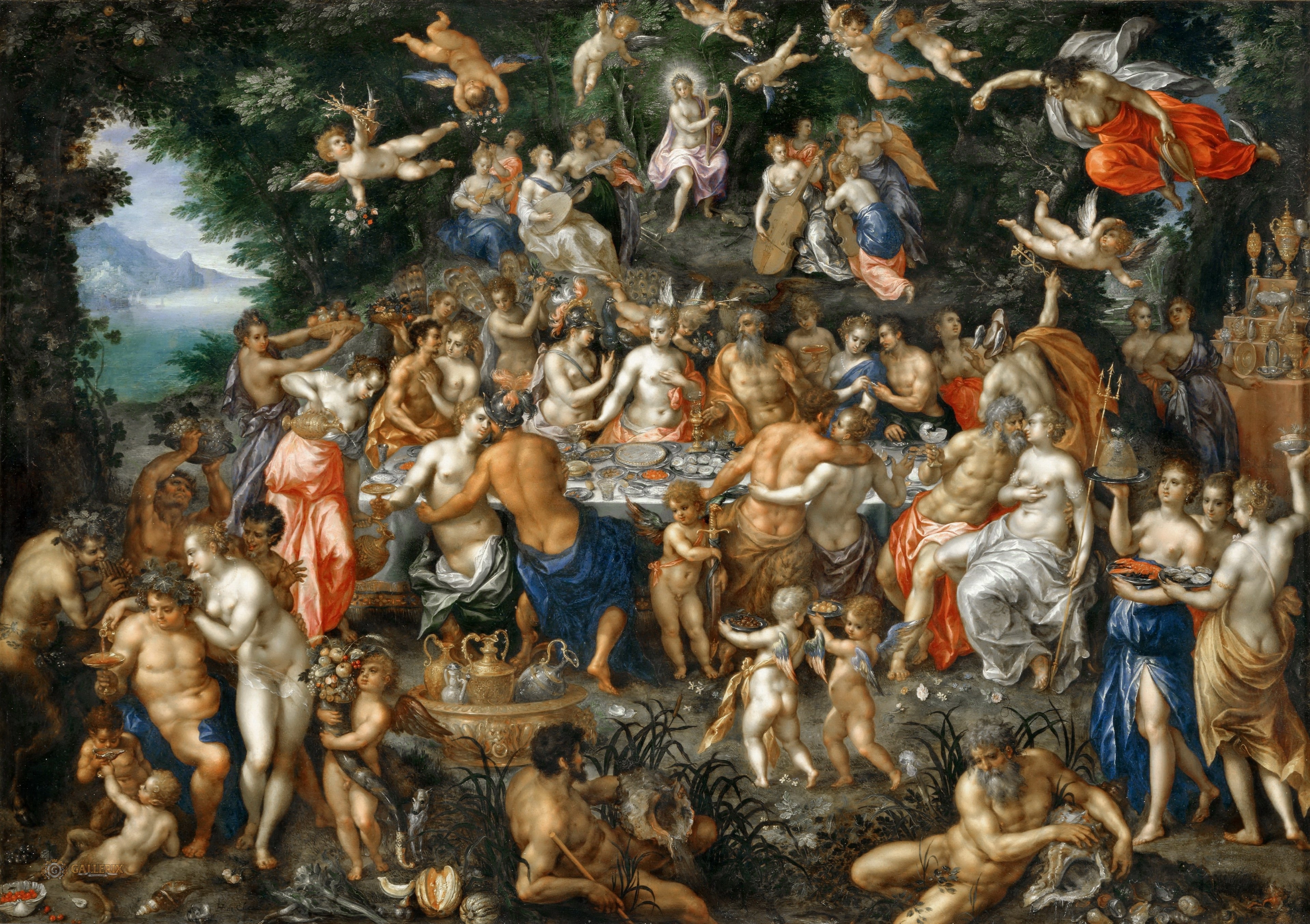 Les noces de Thétis et de Pélée - Jan Brueghel l'Ancien