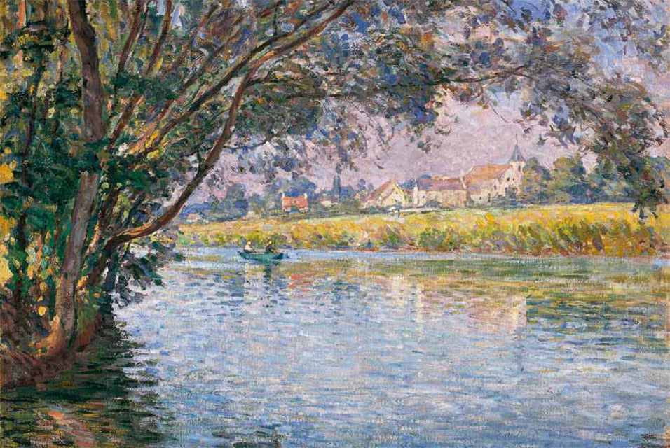 Sur les rives de la Marne près de Montévrain - Henri Lebasque