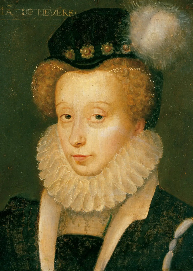 Henriette de Clèves (1542–1601), 4. hertuginde af Nevers - François Clouet