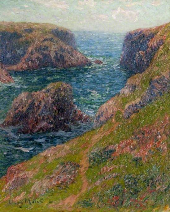 Falaises de Port-Domois Belle-Île - Henry Moret - Alpha Reproduction